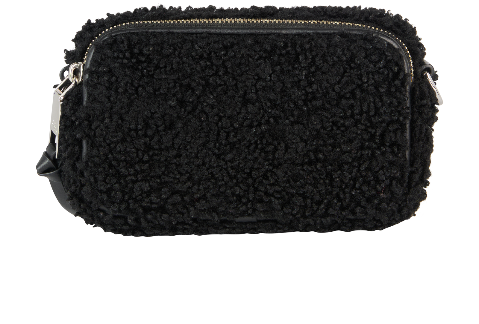 The Snapshot, &pound;190, Handbags, Black, Shearling, Back view